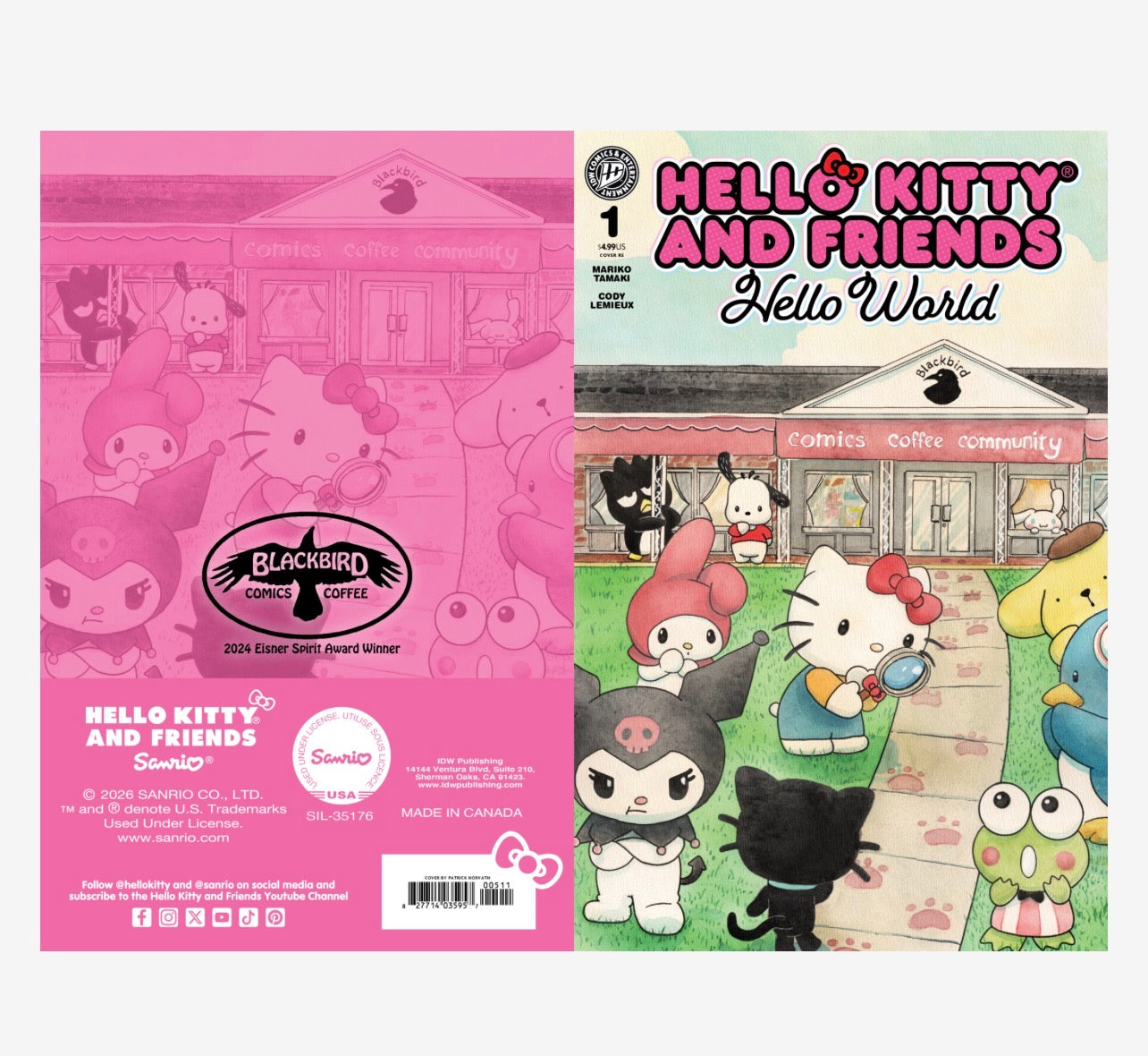 HELLO KITTY AND FRIENDS HELLO WORLD #1 - HORVATH CVR J - BLACKBIRD EXCLUSIVE