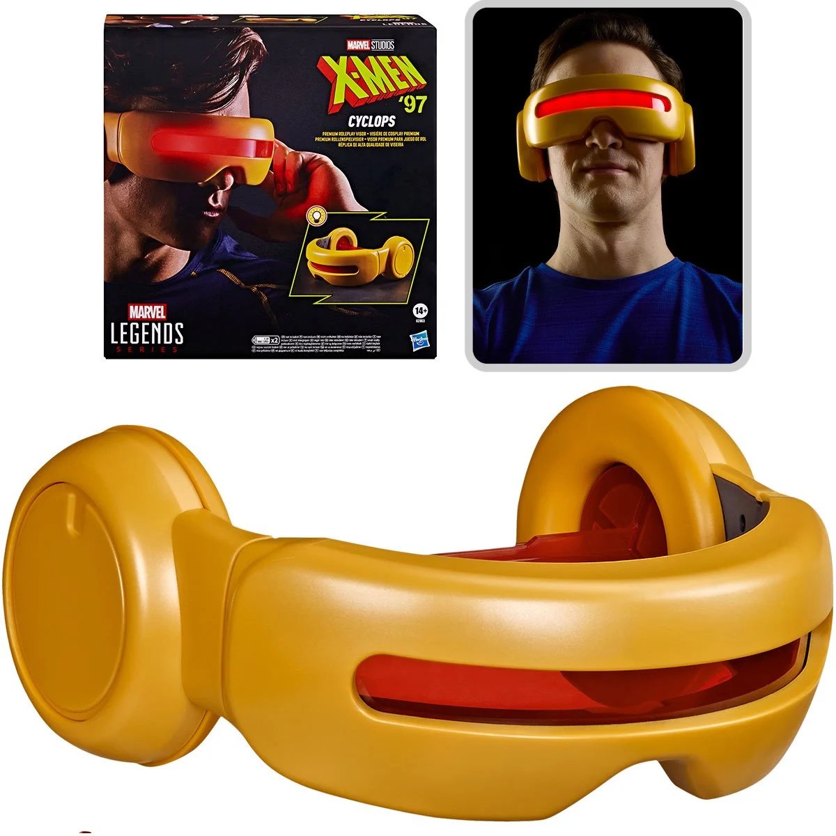 CYCLOPS VISOR - X-MEN 97 - MARVEL LEGENDS PREMIUM ROLEPAY SERIES