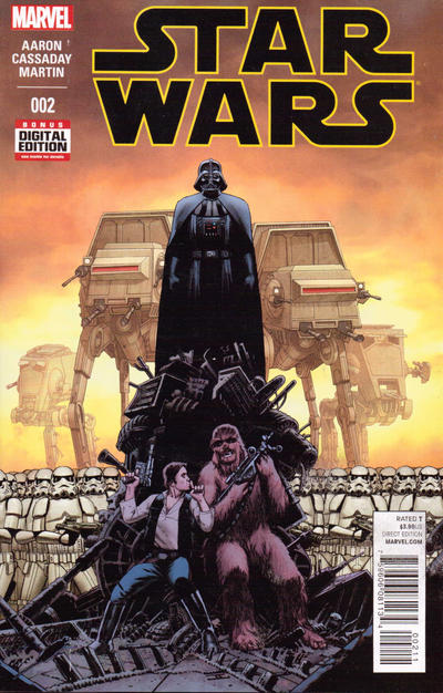 Star Wars 2015 #2 John Cassaday Standard Cover - back issue - $4.00