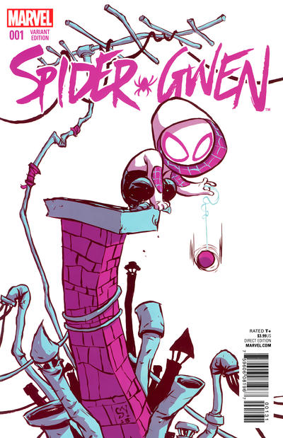Spider-Gwen 2015 #1 Variant Edition - Marvel Babies - Skottie Young Cover - back issue - $10.00