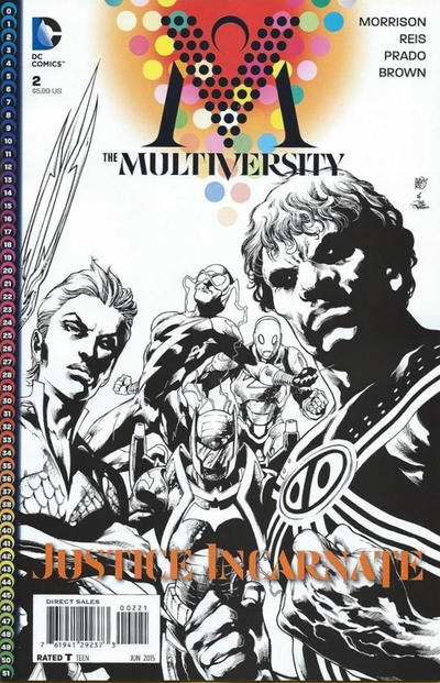 The Multiversity 2014 #2 Ivan Reis / Joe Prado Black & White Cover - back issue - $6.00