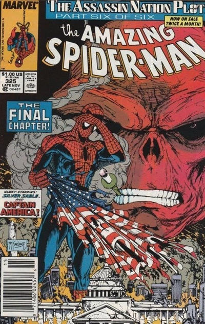 The Amazing Spider-Man 1963 #325 Newsstand ed. - back issue - $10.00