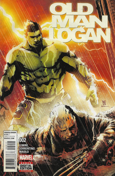 Old Man Logan 2016 #2 Andrea Sorrentino Cover - back issue - $4.00
