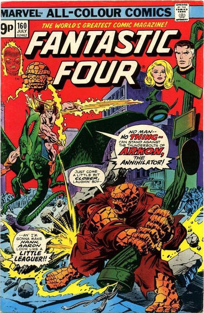Fantastic Four 1961 #160 British - back issue - $4.00