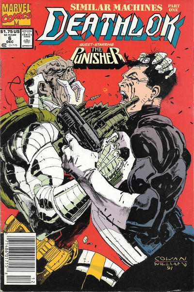 Deathlok 1991 #6 Newsstand ed. - back issue - $3.99