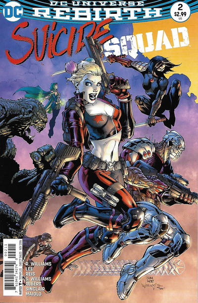 Suicide Squad 2016 #2 Jim Lee / Scott Williams Cover - back issue - $2.99