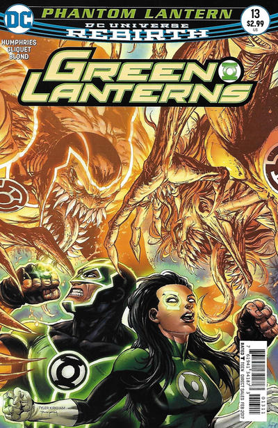 Green Lanterns 2016 #13 Tyler Kirkham Cover - back issue - $3.00