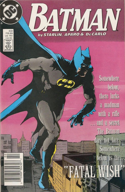 Batman 1940 #430 Newsstand ed. - back issue - $10.00
