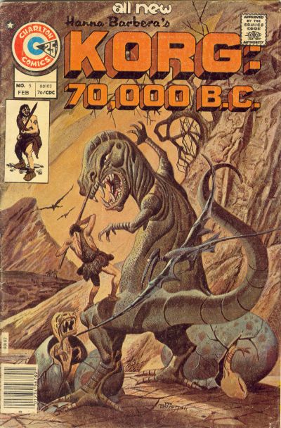 Korg: 70,000 B.C. 1975 #5 - back issue - $4.00