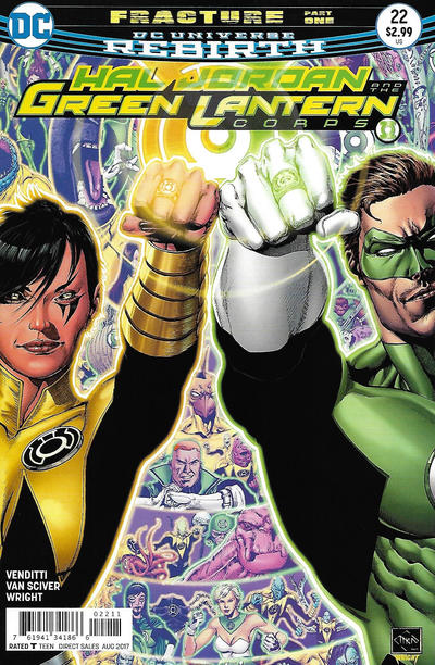 Hal Jordan and the Green Lantern Corps 2016 #22 Ethan Van Sciver Cover - back issue - $3.00