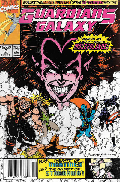 Guardians of the Galaxy 1990 #7 Newsstand ed. - back issue - $3.00