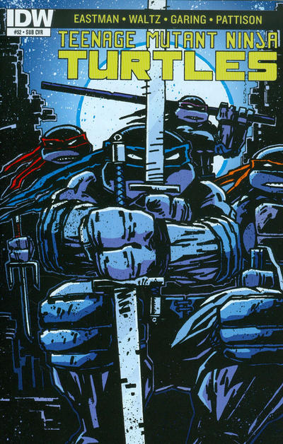 Teenage Mutant Ninja Turtles 2011 #52 Sub Cover - Kevin Eastman - back issue - $4.00