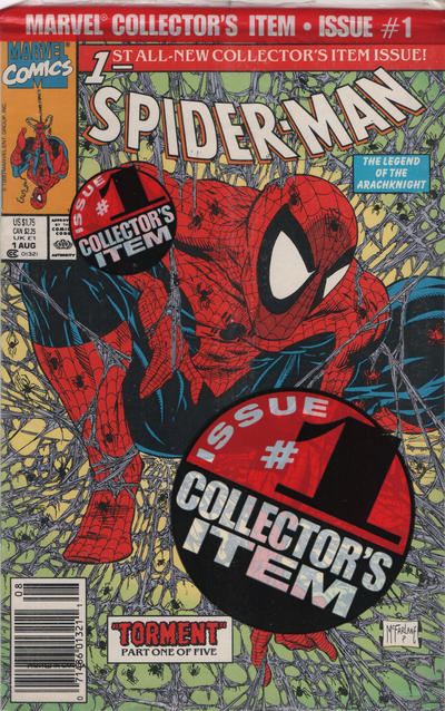 Spider-Man 1990 #1 Newsstand - Polybagged - back issue - $5.00