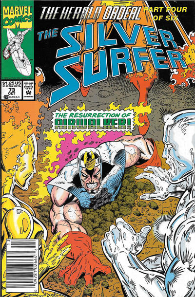 Silver Surfer 1987 #73 Newsstand ed. - back issue - $3.00
