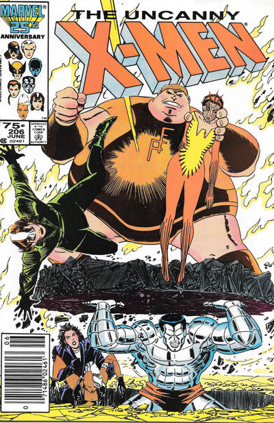The Uncanny X-Men 1981 #206 Newsstand ed. - back issue - $3.00