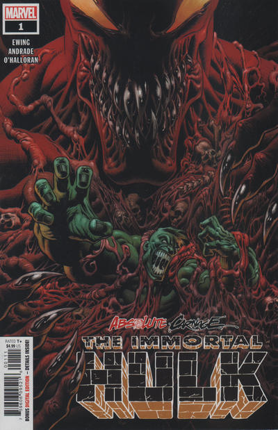 Absolute Carnage: Immortal Hulk 2019 #1 Kyle Hotz - back issue - $5.00