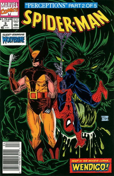Spider-Man 1990 #9 Newsstand ed. - back issue - $5.00