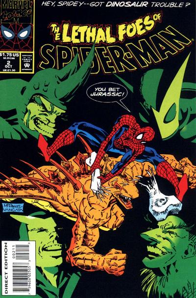 Lethal Foes of Spider-Man 1993 #2 Direct Edition - back issue - $3.00