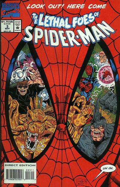 Lethal Foes of Spider-Man 1993 #3 Direct Edition - back issue - $3.00