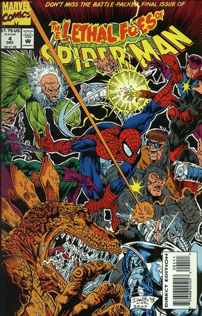 Lethal Foes of Spider-Man 1993 #4 Direct Edition - back issue - $3.00