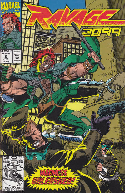 Ravage 2099 1992 #2 Direct ed. - back issue - $2.99