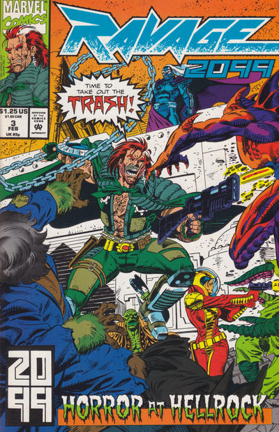 Ravage 2099 1992 #3 Direct ed. - back issue - $3.00