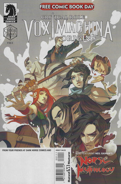 Free Comic Book Day 2020: General [Critical Role Vox Machina Origins / Norse Mythology] 2020 #[nn] - back issue - $3.00