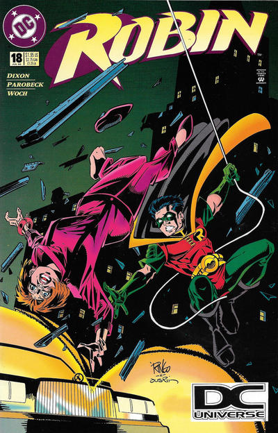 Robin 1993 #18 DC Universe Corner Box - back issue - $3.00