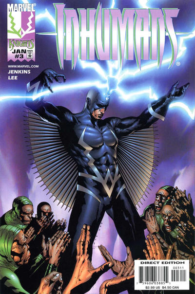Inhumans 1998 #3 - back issue - $3.00