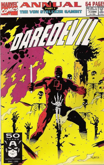 Daredevil Annual 1967 #7 Direct ed. - back issue - $3.00