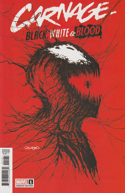 Carnage: Black, White & Blood 2021 #1 Patrick Gleason Webhead Cover - back issue - $5.00