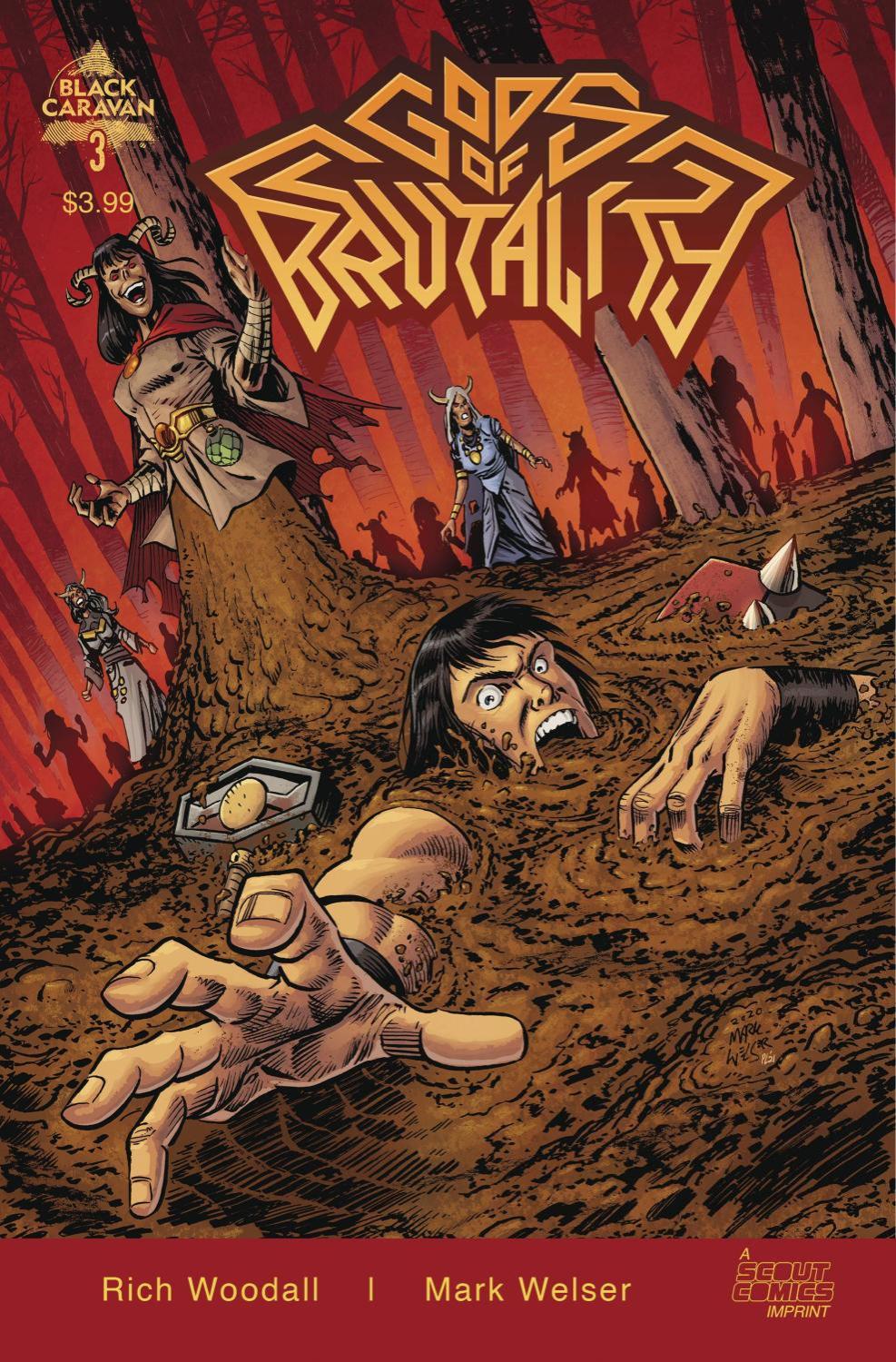 Gods of Brutality 2021 #3 Mark Welser 'Swamp' Cover - back issue - $4.00