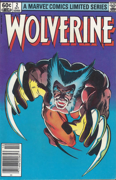 Wolverine 1982 #2 Newsstand ed. - back issue - $30.00
