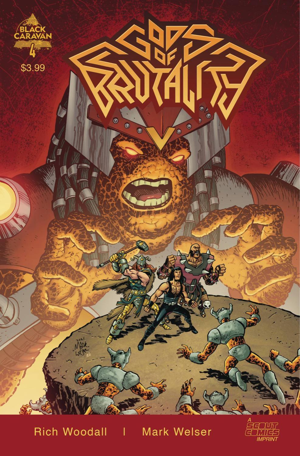 Gods of Brutality 2021 #4 - back issue - $4.00