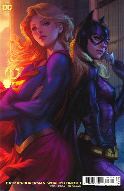 Batman / Superman: World's Finest 2022 #1 Stanley "Artgerm" Lau Cardstock Variant Cover - back issue - $5.00