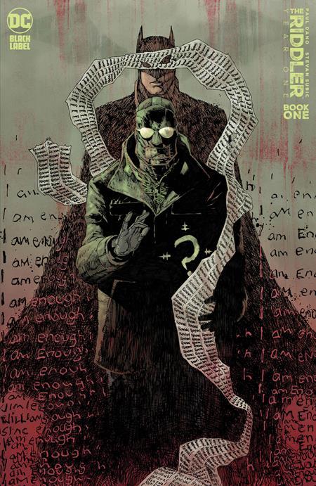 The Riddler: Year One 2022 #1 Jim Lee & Scott Williams Variant Cover - back issue - $5.00