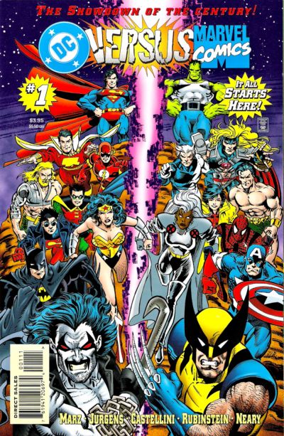 DC versus Marvel / Marvel versus DC 1996 #1 Direct Sales - back issue - $10.00
