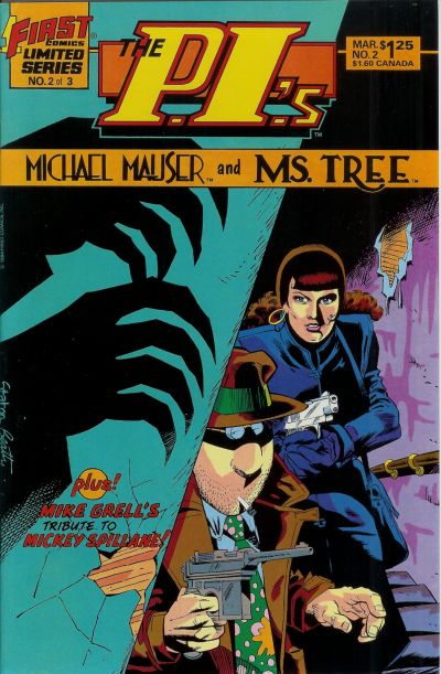 The P.I.'s: Michael Mauser and Ms. Tree 1985 #2 - back issue - $1.00