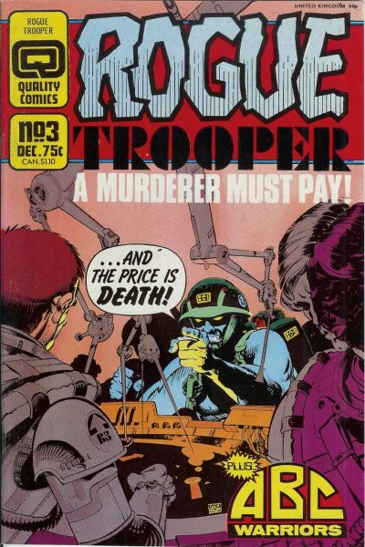 Rogue Trooper 1986 #3 - back issue - $4.00