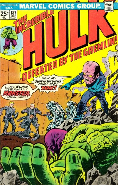 The Incredible Hulk 1968 #187 - back issue - $5.00