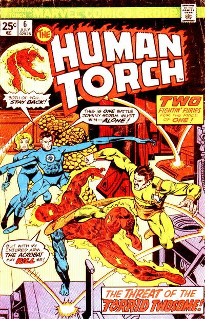 The Human Torch 1974 #6 - back issue - $4.00