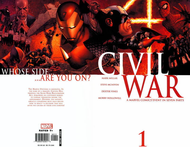 Civil War 2006 #1 Standard Cover - back issue - $5.00