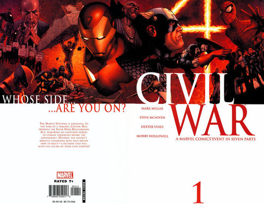 Civil War 2006 #1 Standard Cover - back issue - $5.00