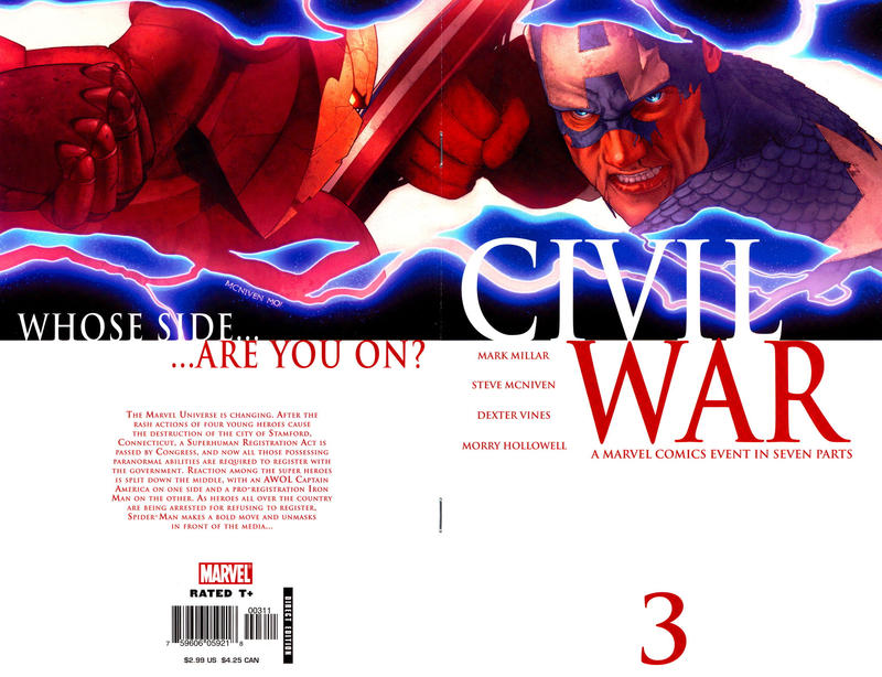 Civil War 2006 #3 Standard Cover - back issue - $5.00