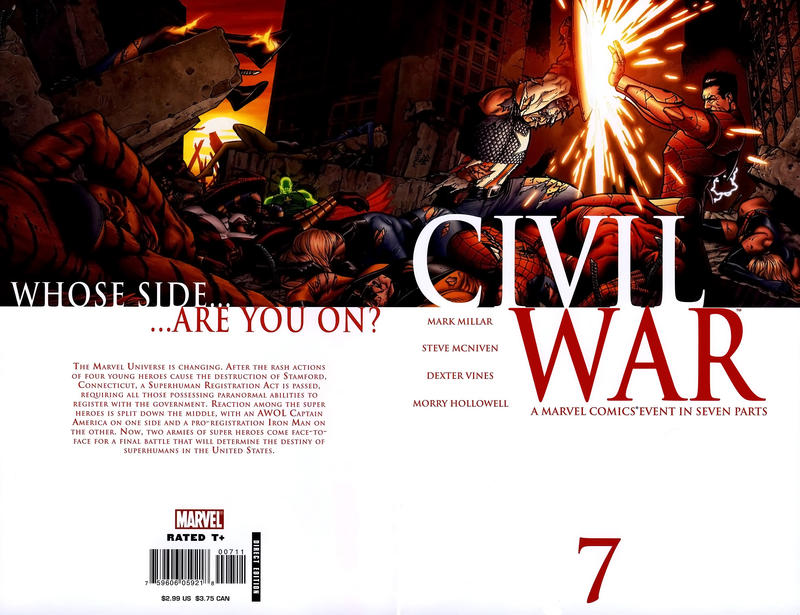 Civil War 2006 #7 Standard Cover - back issue - $5.00
