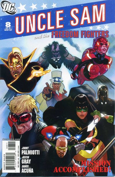 Uncle Sam and the Freedom Fighters 2006 #8 - back issue - $3.00