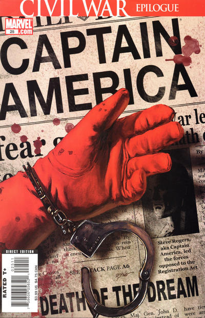 Captain America 2005 #25 Direct Edition - back issue - $15.00