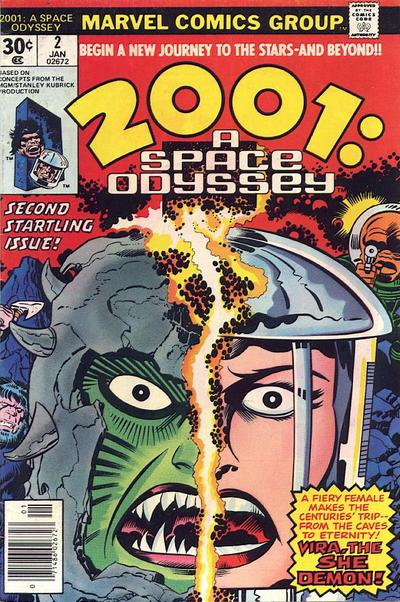 2001, A Space Odyssey 1976 #2 Regular Edition - back issue - $10.00