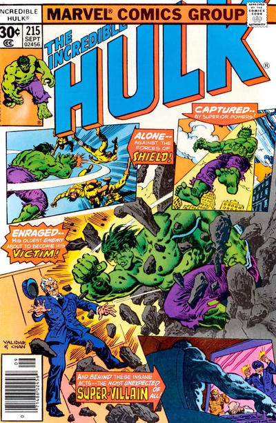 The Incredible Hulk 1968 #215 30¢ - back issue - $4.00