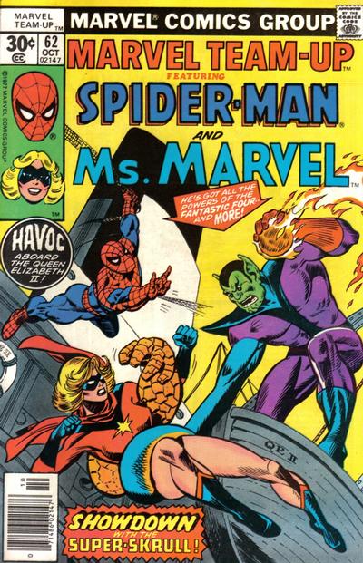 Marvel Team-Up 1972 #62 30¢ - back issue - $3.00